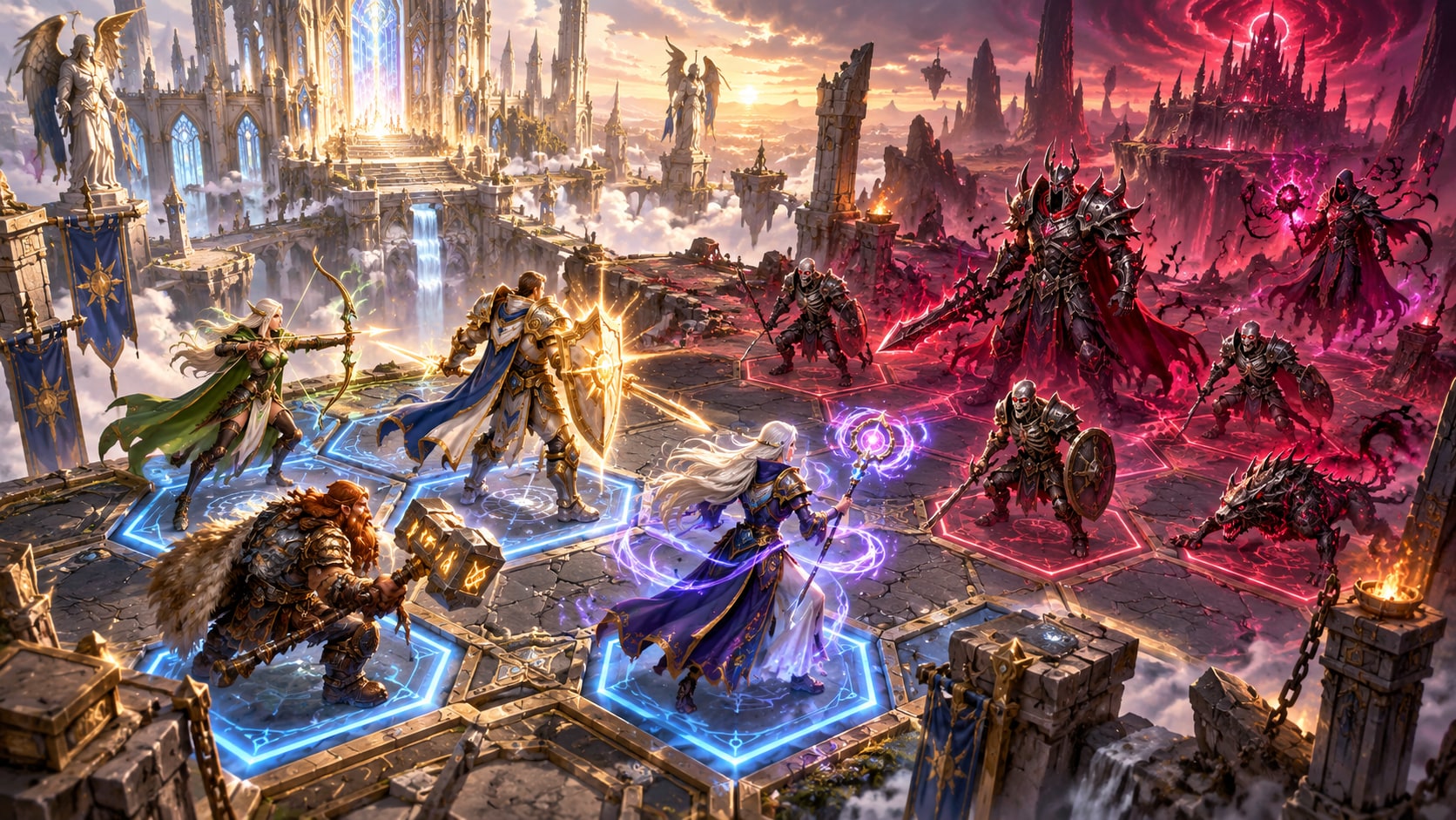 Sacred Judgement Launches on iOS and Android With Tactical Grid Battles