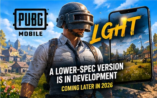 PUBG Mobile soldier in Level 3 helmet standing next to smartphone showcasing PUBG Mobile Light gameplay