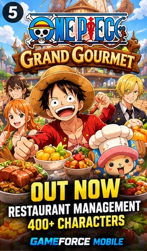 ONE PIECE: Grand Gourmet Reaches Smartphones With Premium Restaurant Management and 400 Familiar Characters